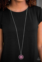 Load image into Gallery viewer, Colorful Carousels  -PINK Necklace

