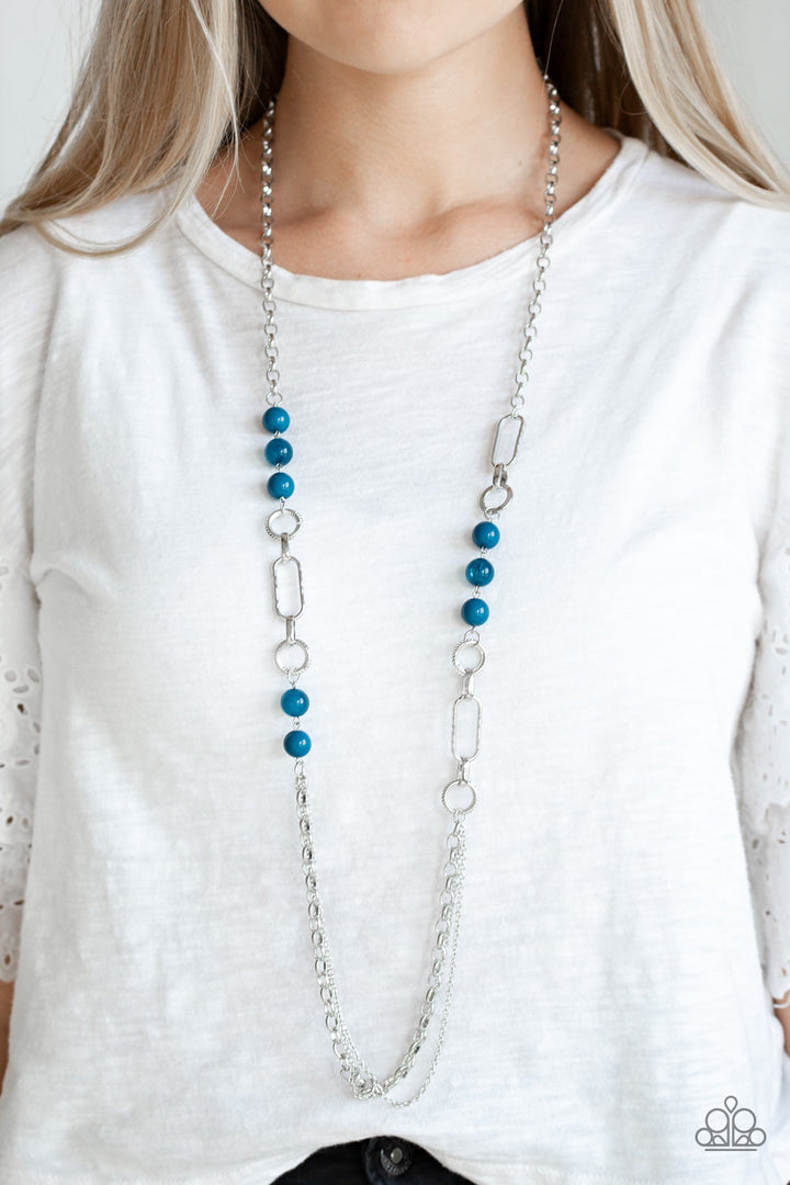 Cache Me Out  -BLUE  Necklace