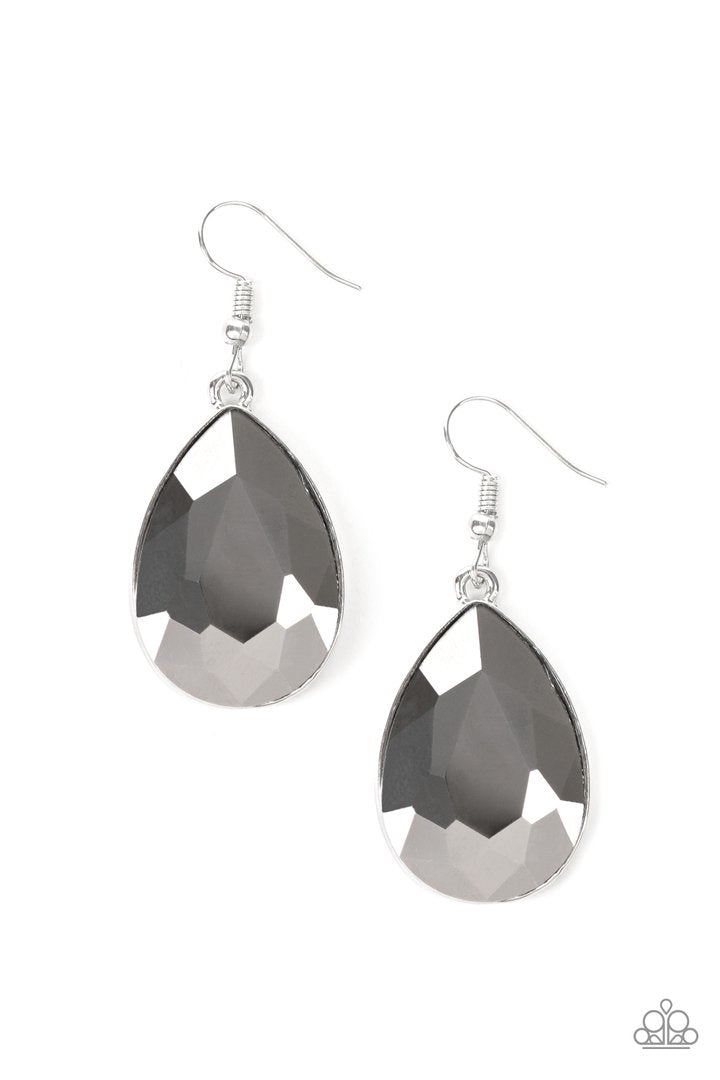 LIMO RIDE--SILVER EARRINGS