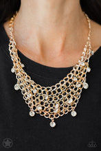 Load image into Gallery viewer, Fishing for Compliments-Gold necklace
