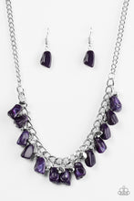 Load image into Gallery viewer, Rocky Shores  - PURPLE  Necklace
