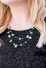 Load image into Gallery viewer, Pebble Posh  - GREEN  Necklace
