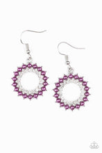 Load image into Gallery viewer, Wreathed In Radiance   - PURPLE Earring
