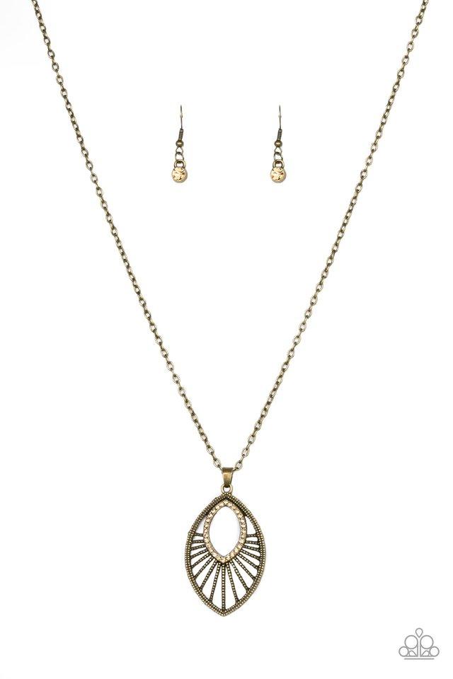 Court Couture - BRASS  Necklace