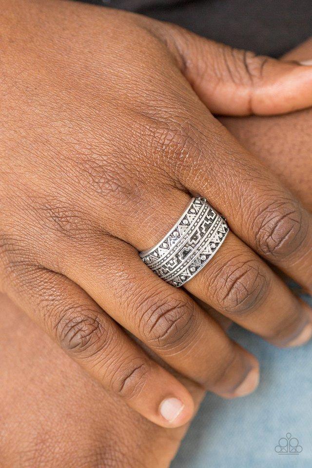 Textile Triumph - SILVER Ring