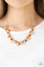 Load image into Gallery viewer, Courageously Catwalk - GOLD Necklace
