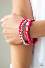 Load image into Gallery viewer, Color Venture  - Pink Bracelet

