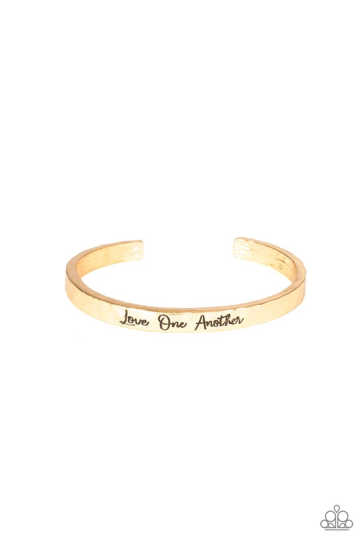 Love One Another - GOLD Bracelet