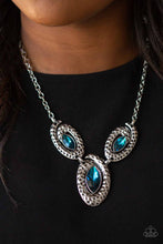 Load image into Gallery viewer, Metro Mystique  - BLUE Necklace
