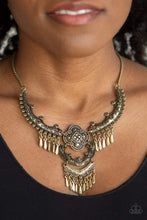 Load image into Gallery viewer, Rogue Vogue- BRASS Necklace
