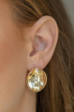 Load image into Gallery viewer, Movie Star Sparkle- Gold Earrings
