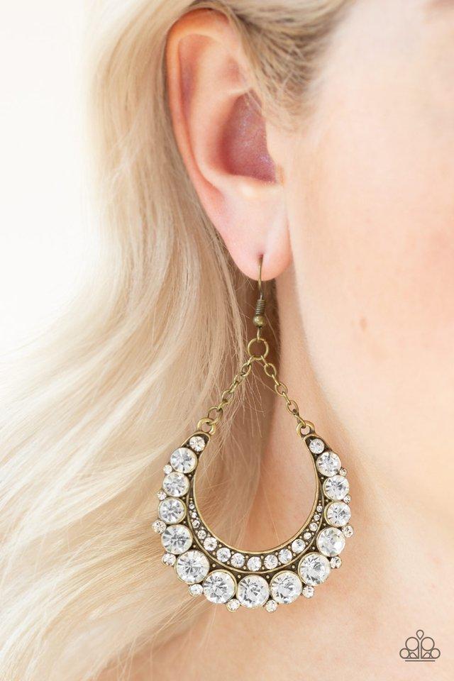 ONCE IN A SHOWTIME - BRASS Earring