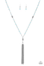 Load image into Gallery viewer, Tassel Takeover   -  BLUE   Necklace
