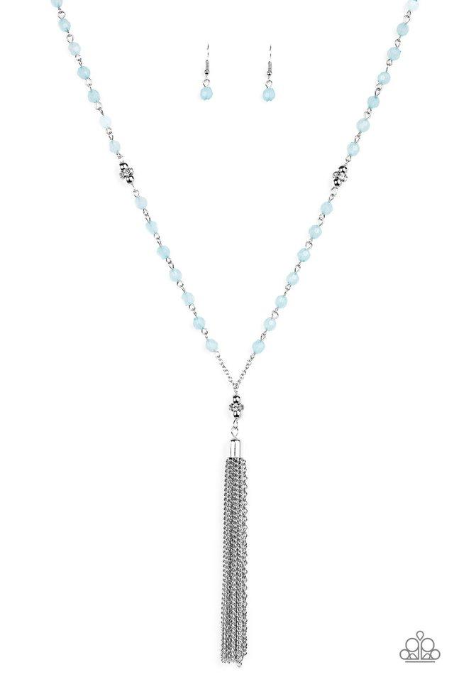 Tassel Takeover   -  BLUE   Necklace