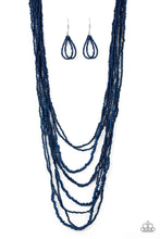 Load image into Gallery viewer, Totally Tonga  -  BLUE  Necklace
