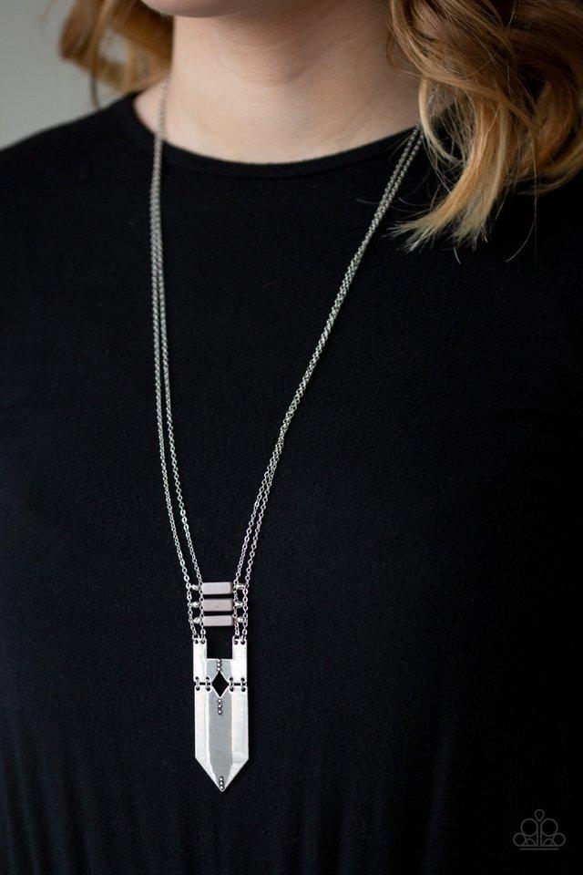 Triassic Era   - SILVER  Necklace