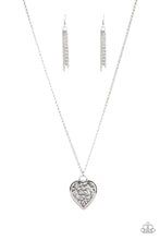 Load image into Gallery viewer, Victorian Valentine -SILVER  Necklace
