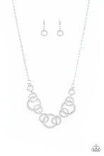 Load image into Gallery viewer, Going In Circles  - SILVER Necklace
