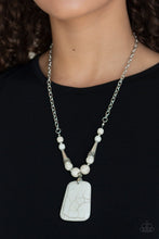 Load image into Gallery viewer, Sandstone Oasis   - WHITE  Necklace
