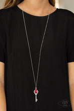 Load image into Gallery viewer, Unlock Every Door   - RED Necklace
