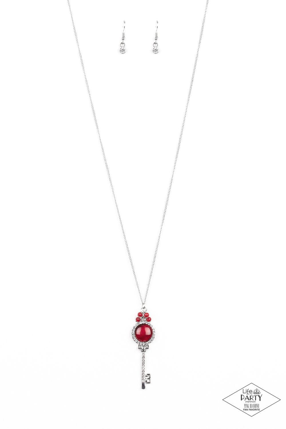 Unlock Every Door   - RED Necklace