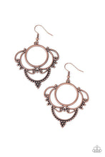 Load image into Gallery viewer, Metallic Macrame  --Copper Earring
