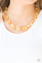 Load image into Gallery viewer, Ice Versa -  YELLOW  Necklace

