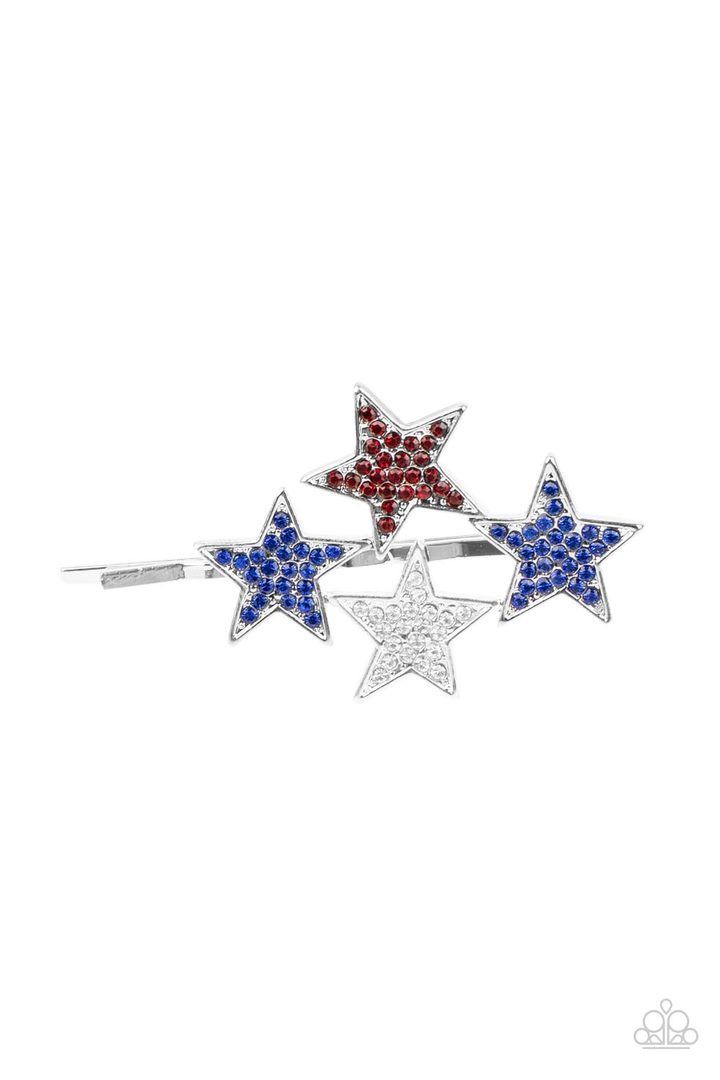 Stellar Celebration  -BLUE hair clip