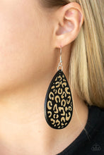 Load image into Gallery viewer, Suburban Jungle - Black  Earrings
