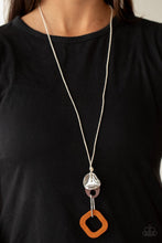 Load image into Gallery viewer, Top Of The Wood Chain - ORANGE Necklace
