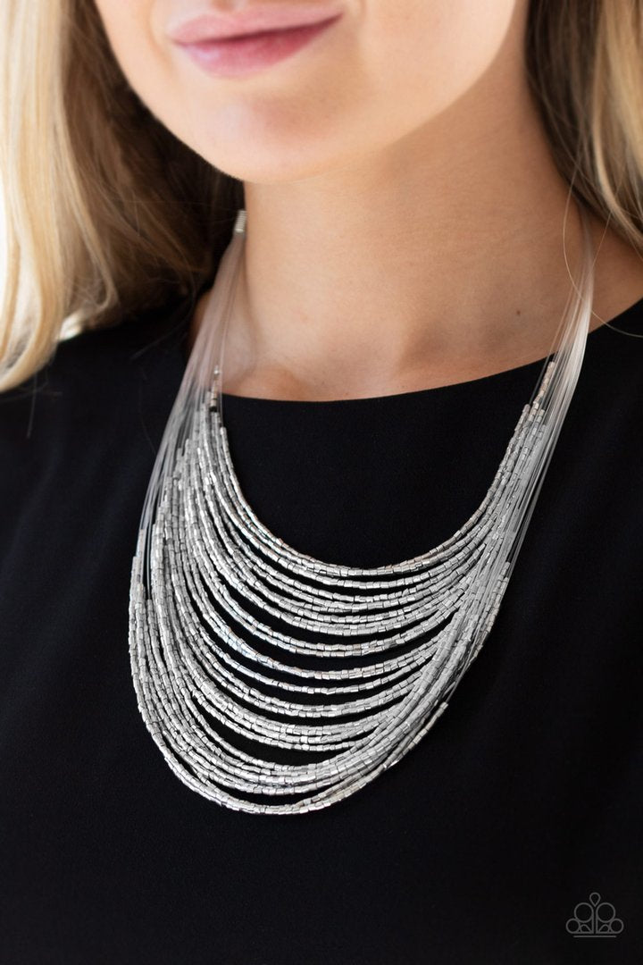 CATWALK QUEEN  - SILVER Necklace