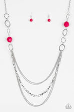 Load image into Gallery viewer, Margarita Masquerades - PINK  Necklace
