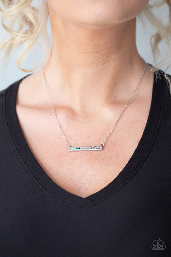 MOM'S DO IT BETTER  - BLUE Necklace