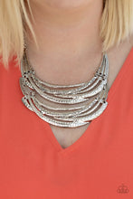 Load image into Gallery viewer, Read Between The Vines  - SILVER Necklace
