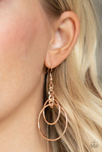 Load image into Gallery viewer, Three Ring Couture - ROSE GOLD Earrings
