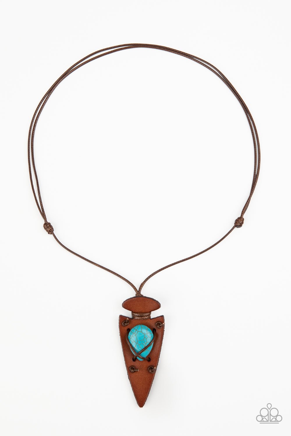 Hold Your Arrowhead Up High - BLUE Men's  Urban Necklace