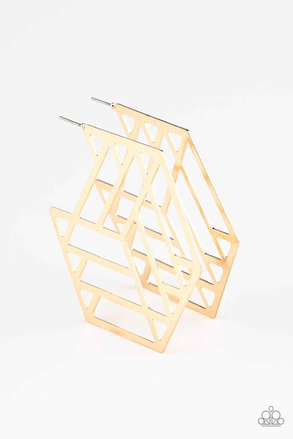GOTTA GET GEOING - GOLD Earrings