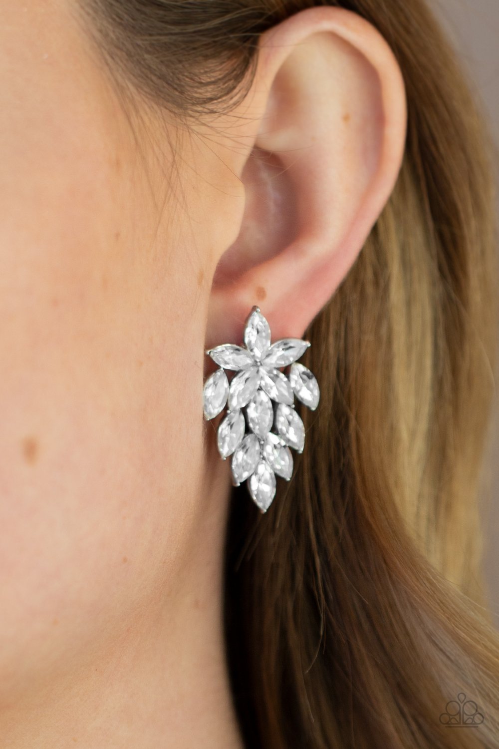 They See Me Glowin - WHITE  Earring