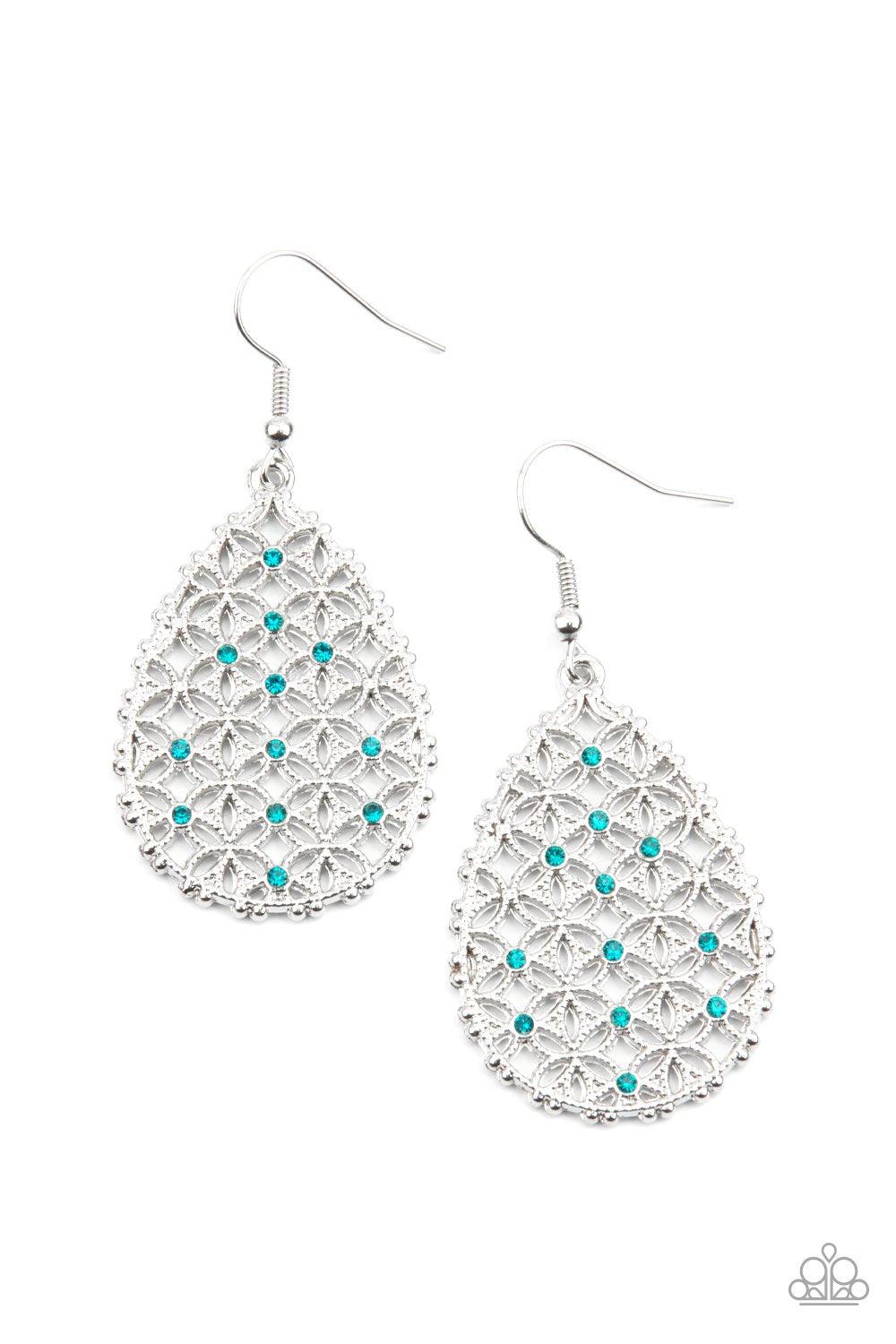 Glorious Gardens - BLUE  Earring