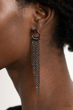 Load image into Gallery viewer, Divinely Digging - Black  Earring
