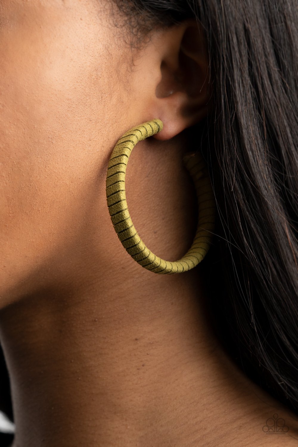 Suede Parade - GREEN Earring