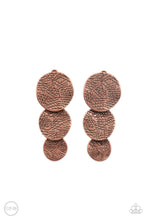 Load image into Gallery viewer, Ancient Antiquity - Copper CLIP ON Earring
