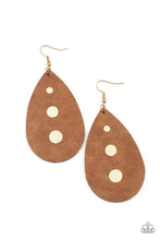 Load image into Gallery viewer, Rustic Torent - GOLD Earrings
