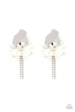 Load image into Gallery viewer, Harmonically Holographic - WHITE  Earrings
