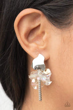 Load image into Gallery viewer, Harmonically Holographic - WHITE  Earrings
