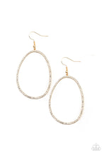 Load image into Gallery viewer, Oval-Ruled -GOLD  Earring
