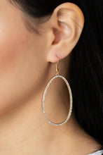 Load image into Gallery viewer, Oval-Ruled -GOLD  Earring
