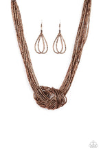 Load image into Gallery viewer, Knotted Knockout   - COPPER Necklace
