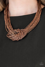 Load image into Gallery viewer, Knotted Knockout   - COPPER Necklace
