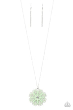 Load image into Gallery viewer, Spin Your Pinwheel  - GREEN  Necklace
